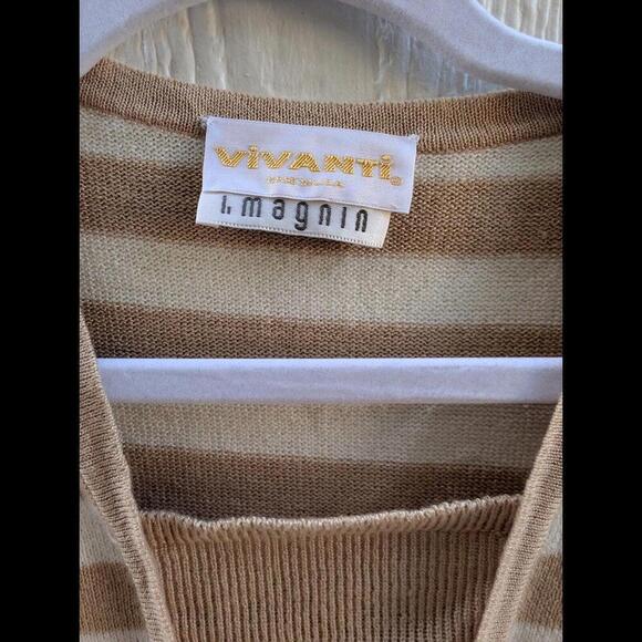 Vintage Vivanti Two Piece Sweater And Skirt Unionade Neutral Size 12 - Picture 4 of 9